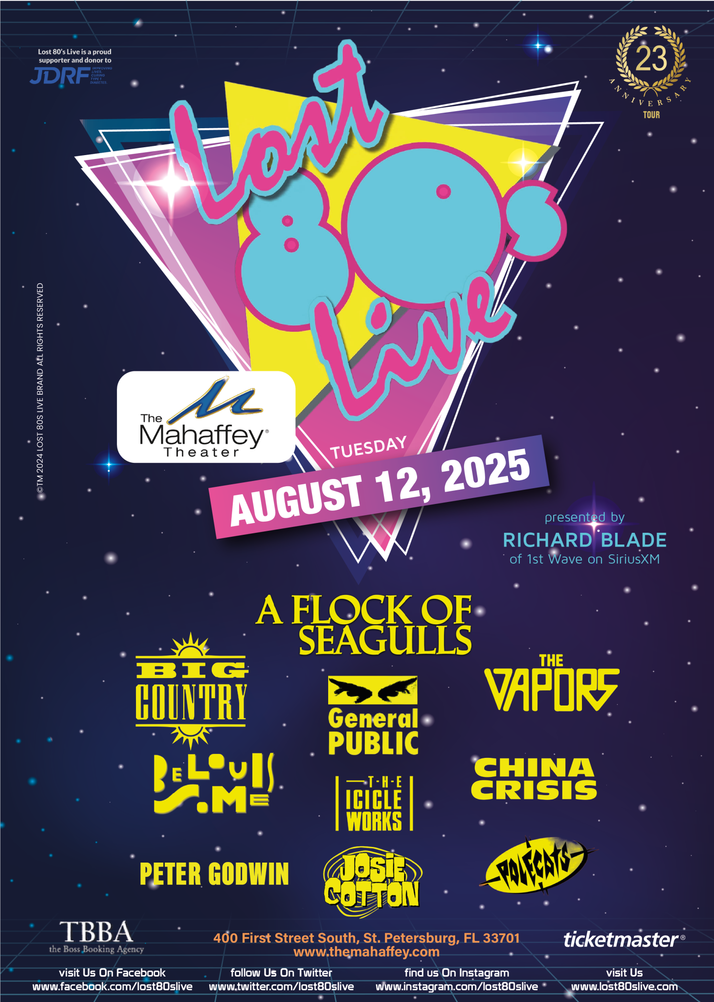Lost 80s Live, Josie Cotton Tour, 2025